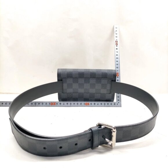 Louis Vuitton LV Waist Pouch Sanctuaire Pochette HommeDamier Graphite 692-042925 - Picture 2 of 13